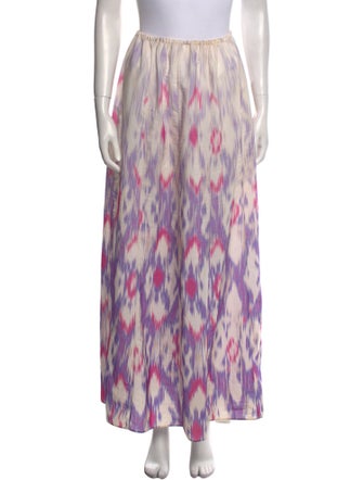 Calypso St. Barth Printed Midi Length Skirt