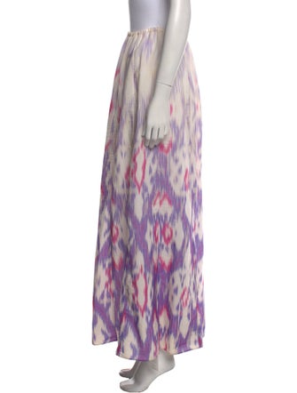 Calypso St. Barth Printed Midi Length Skirt