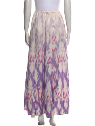 Calypso St. Barth Printed Midi Length Skirt