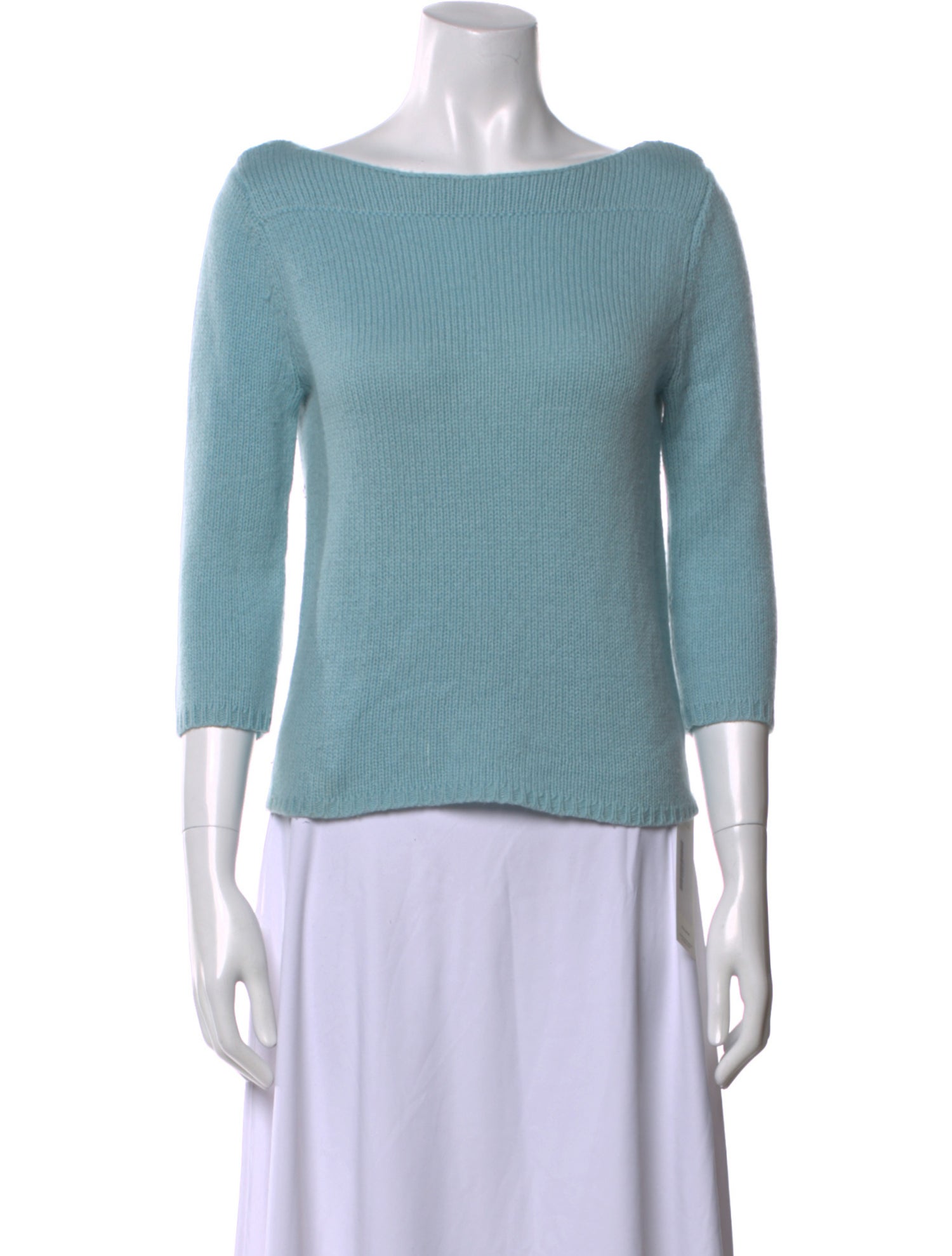 Calypso St. Barth Cashmere Bateau Neckline Sweater