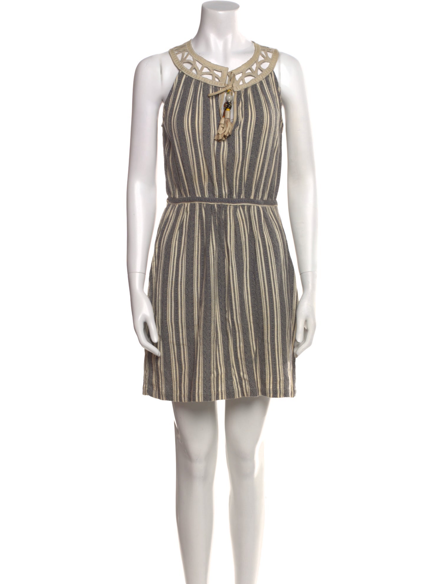 Calypso St. Barth Striped Mini Dress