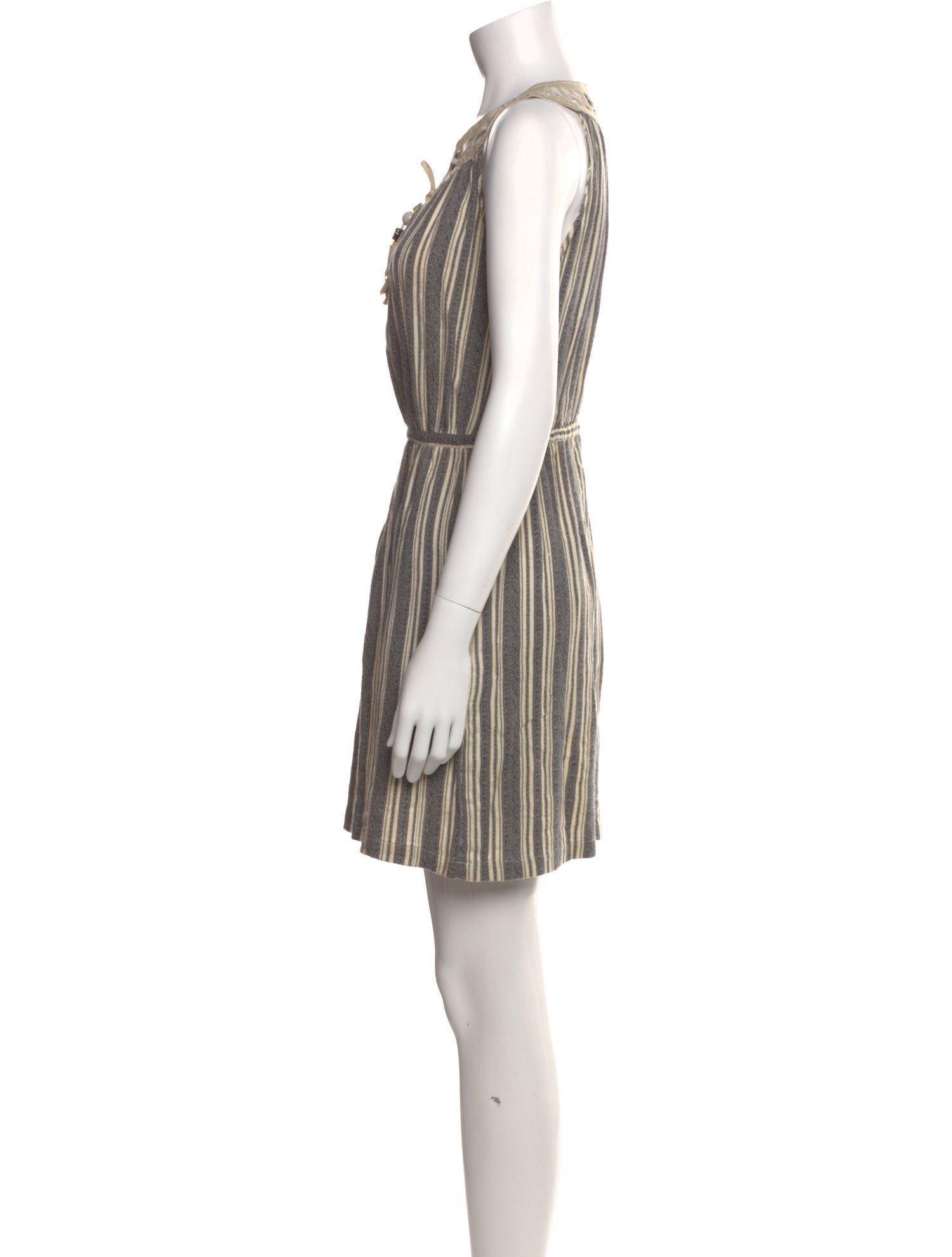 Calypso St. Barth Striped Mini Dress