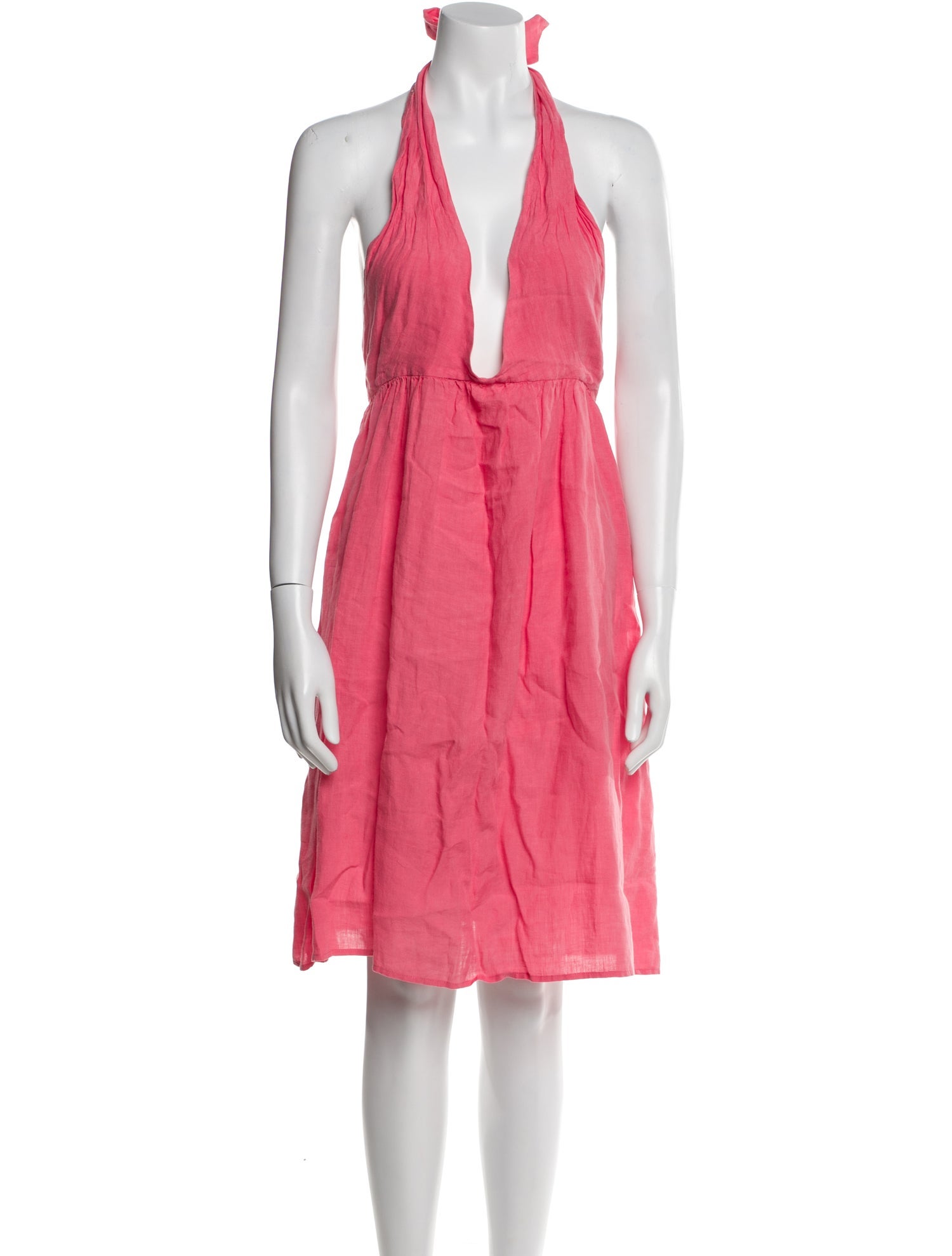 Calypso St. Barth Linen Knee-Length Dress