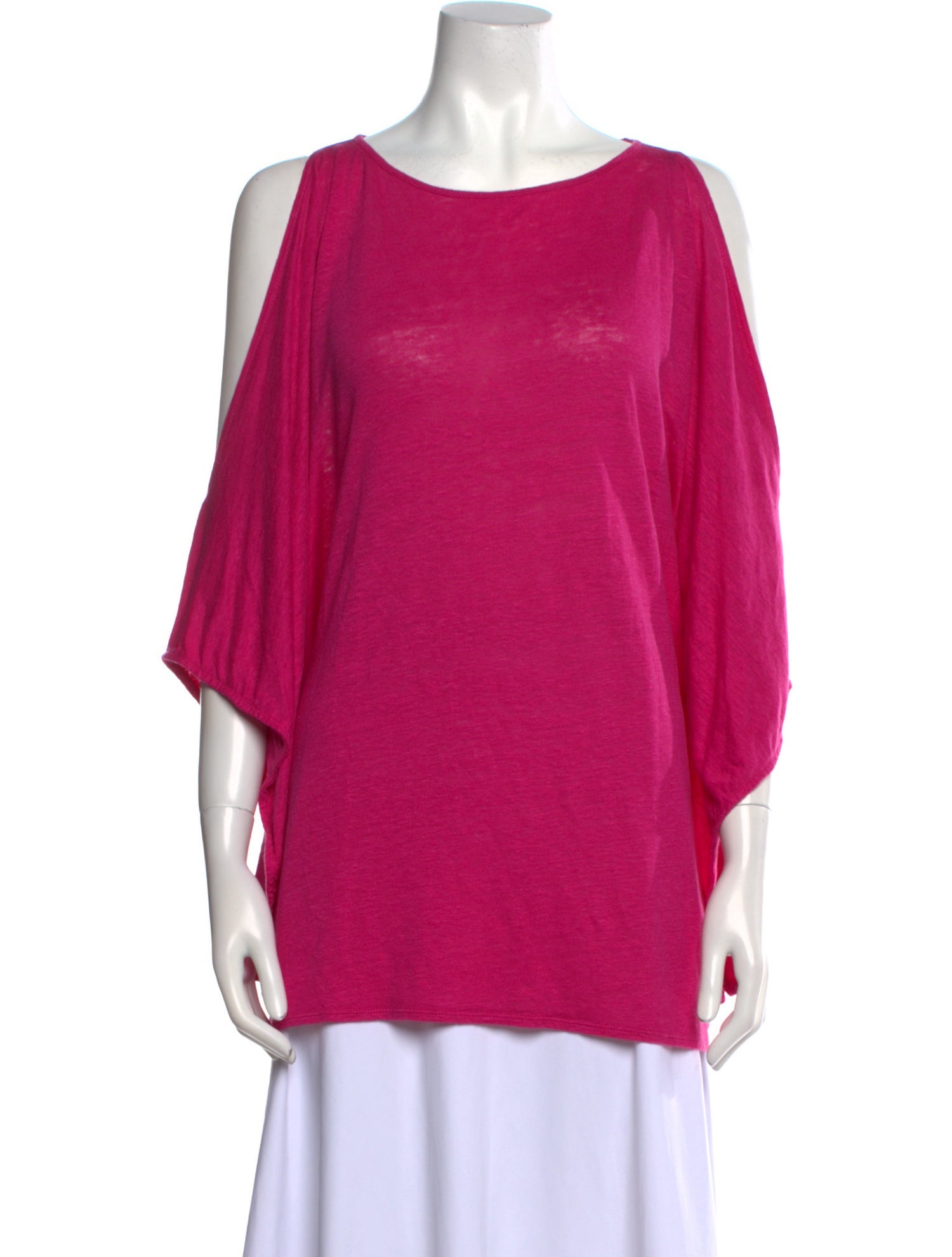 Calypso St. Barth Linen Bateau Neckline Top