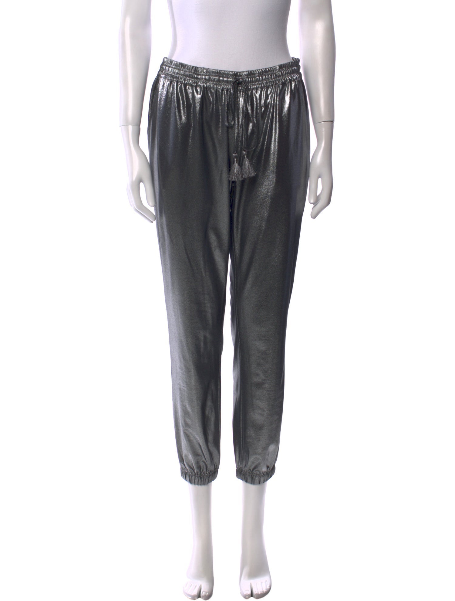 Calypso St. Barth Faux Leather Straight Leg Pants