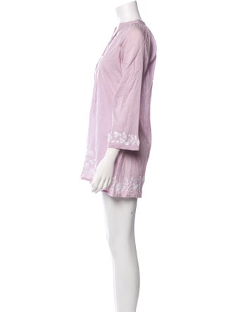 Calypso St. Barth V-Neck Mini Dress