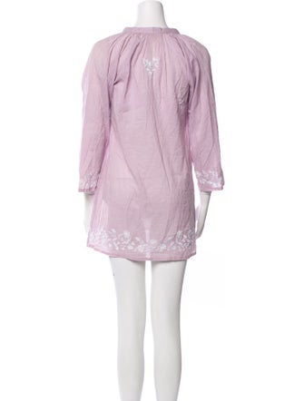 Calypso St. Barth V-Neck Mini Dress