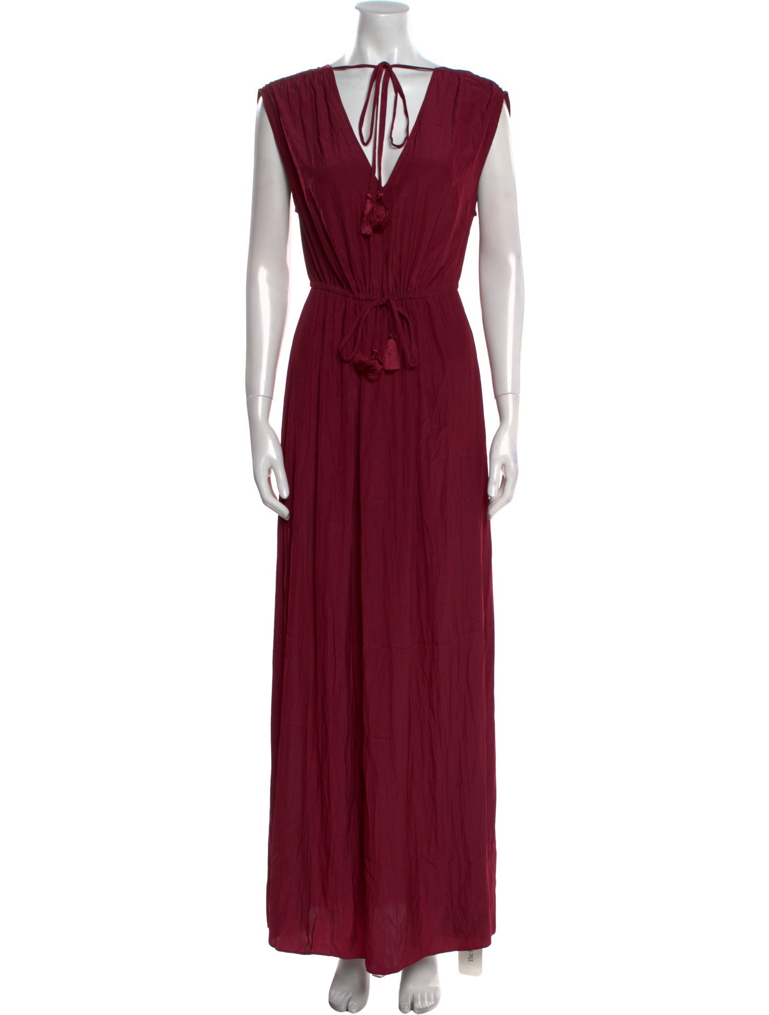 Calypso St. Barth V-Neck Long Dress