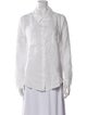 Calypso St. Barth Linen Long Sleeve Button-Up Top