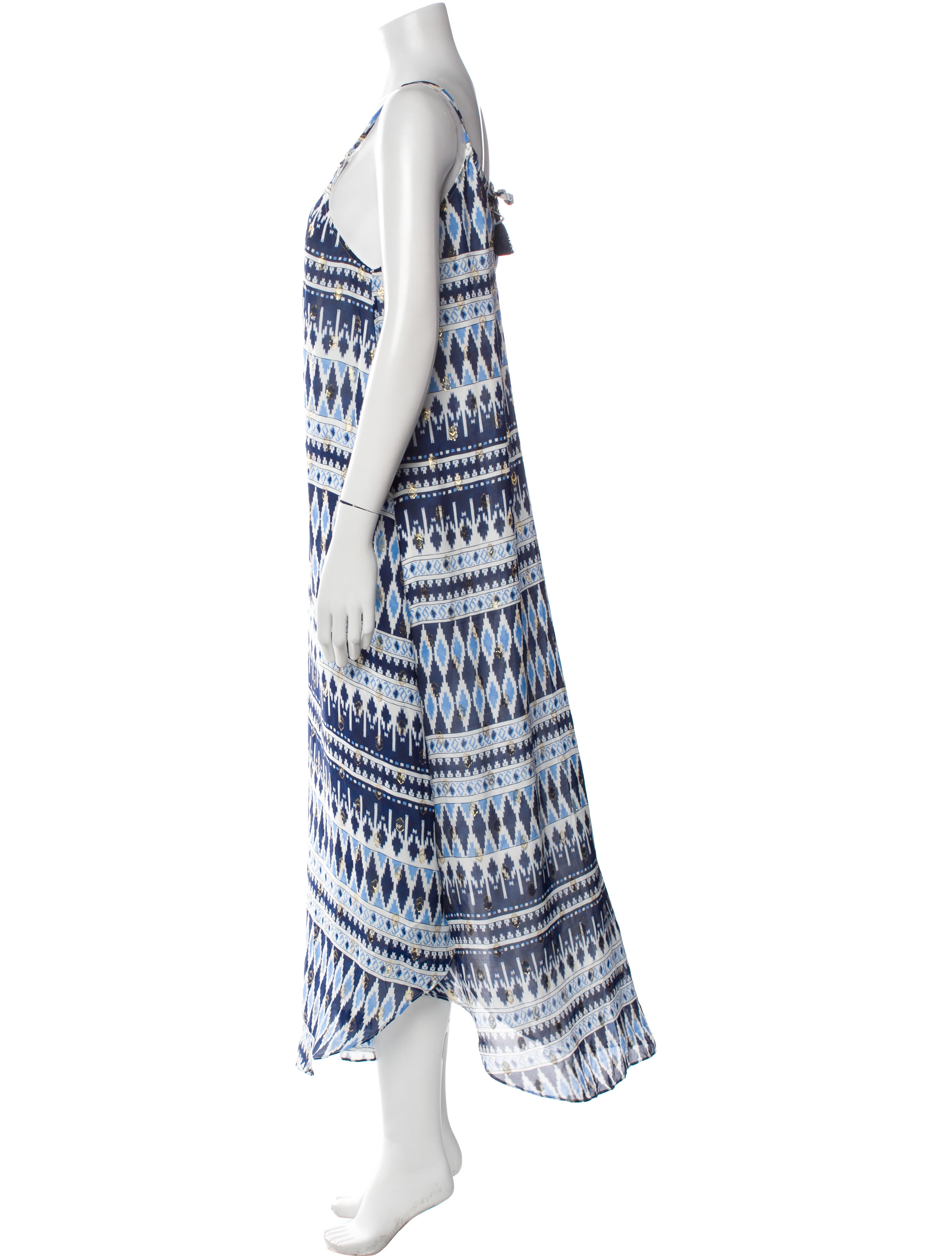 Calypso St. Barth Silk Long Dress