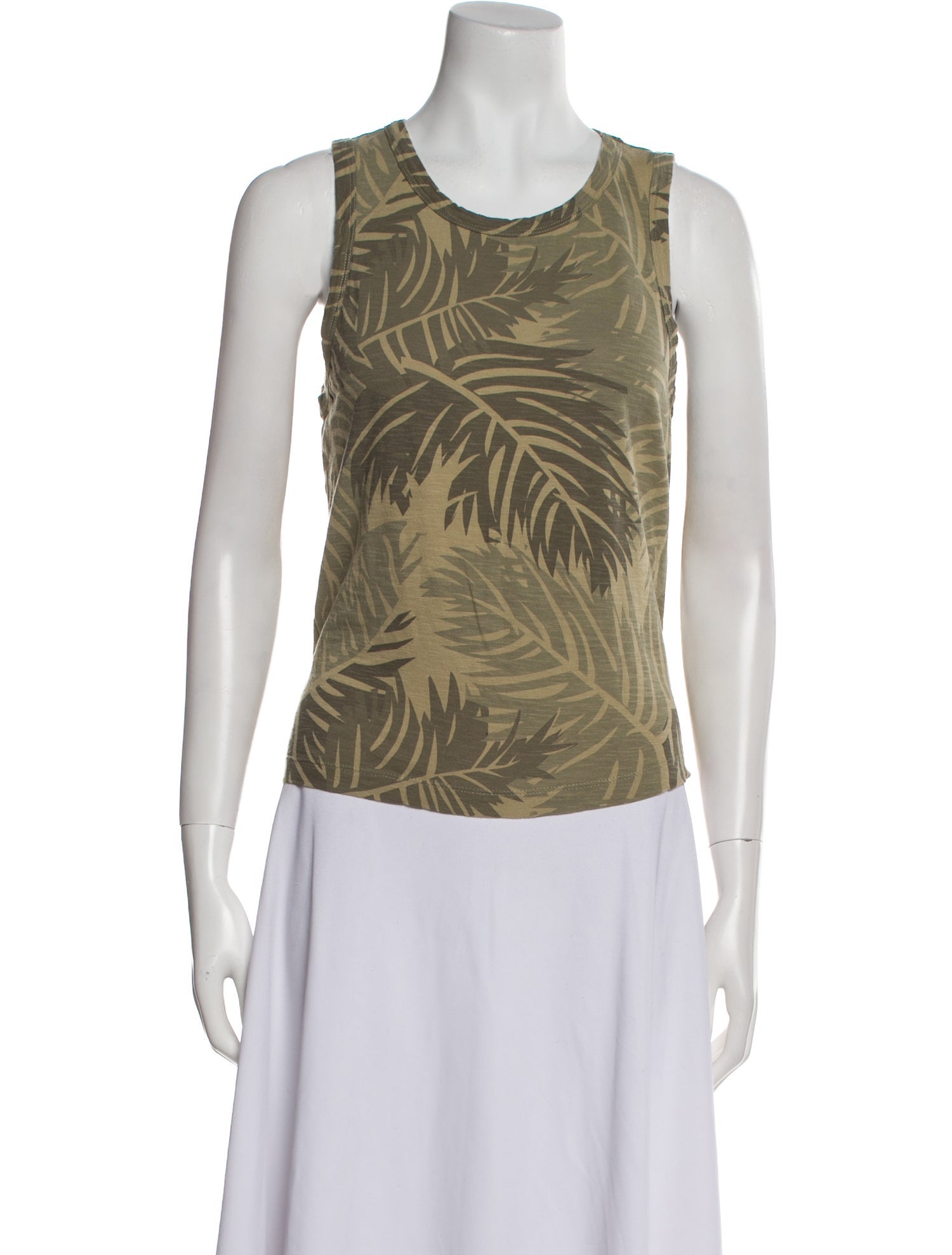 Calypso St. Barth Printed Scoop Neck Top