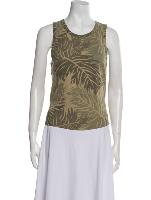 Calypso St. Barth Printed Scoop Neck Top