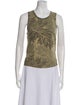 Calypso St. Barth Printed Scoop Neck Top