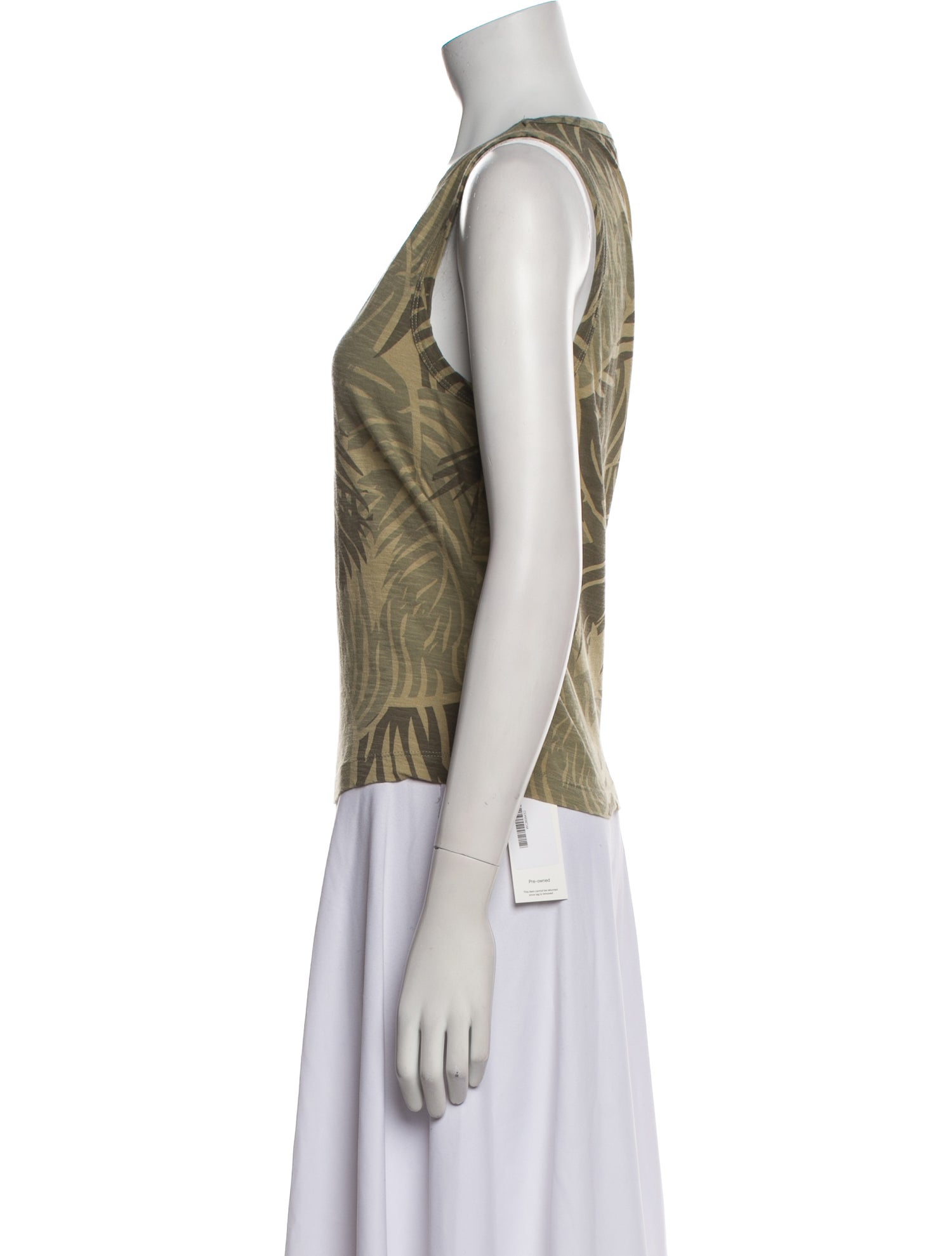 Calypso St. Barth Printed Scoop Neck Top