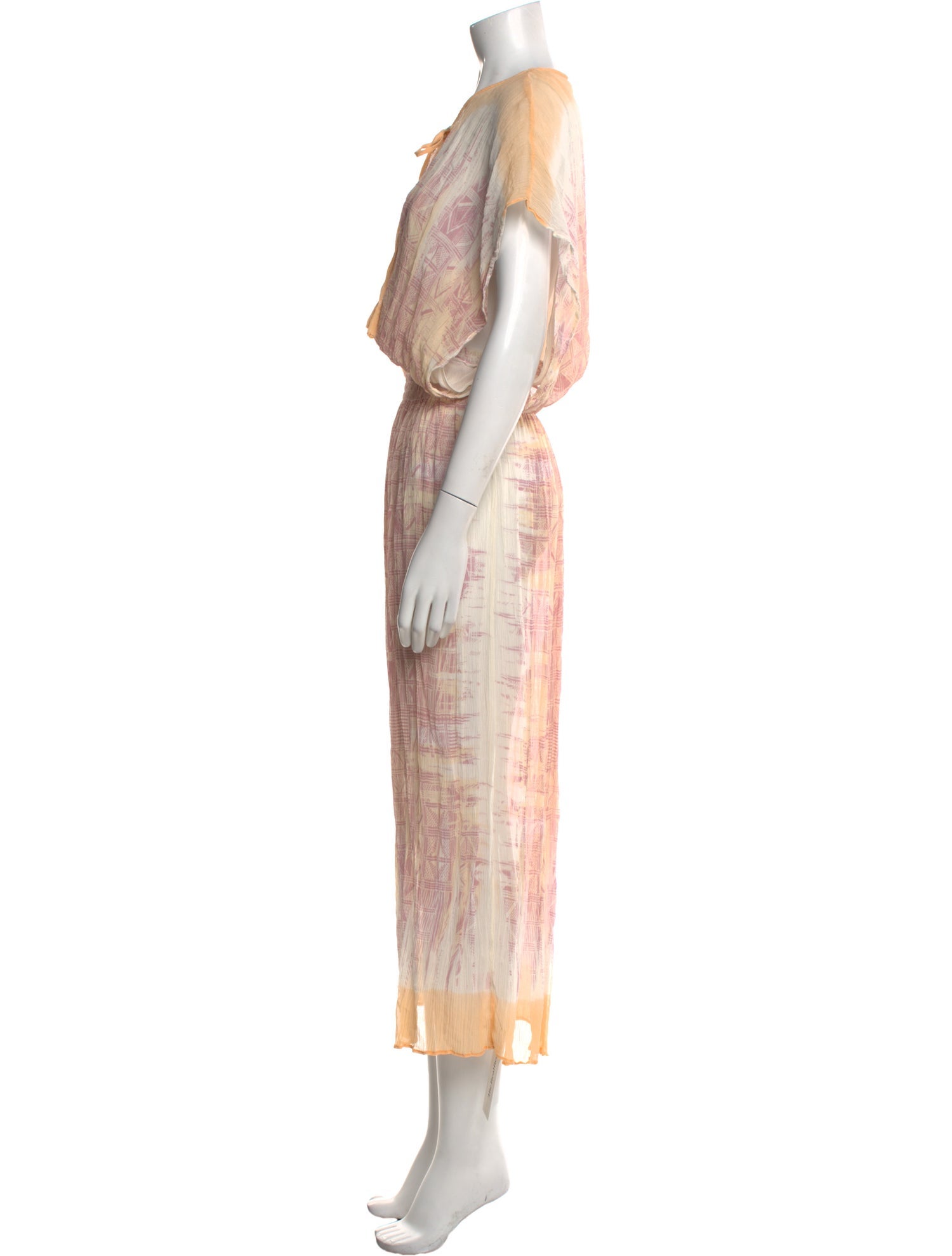 Calypso St. Barth Silk Long Dress