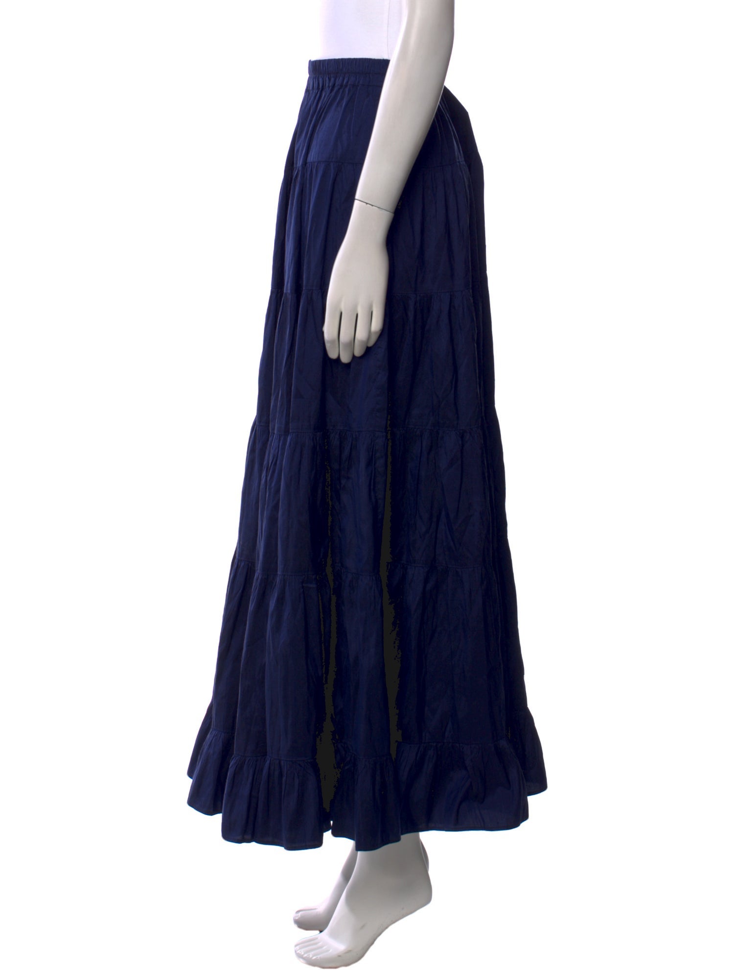 Calypso St. Barth Silk Midi Length Skirt