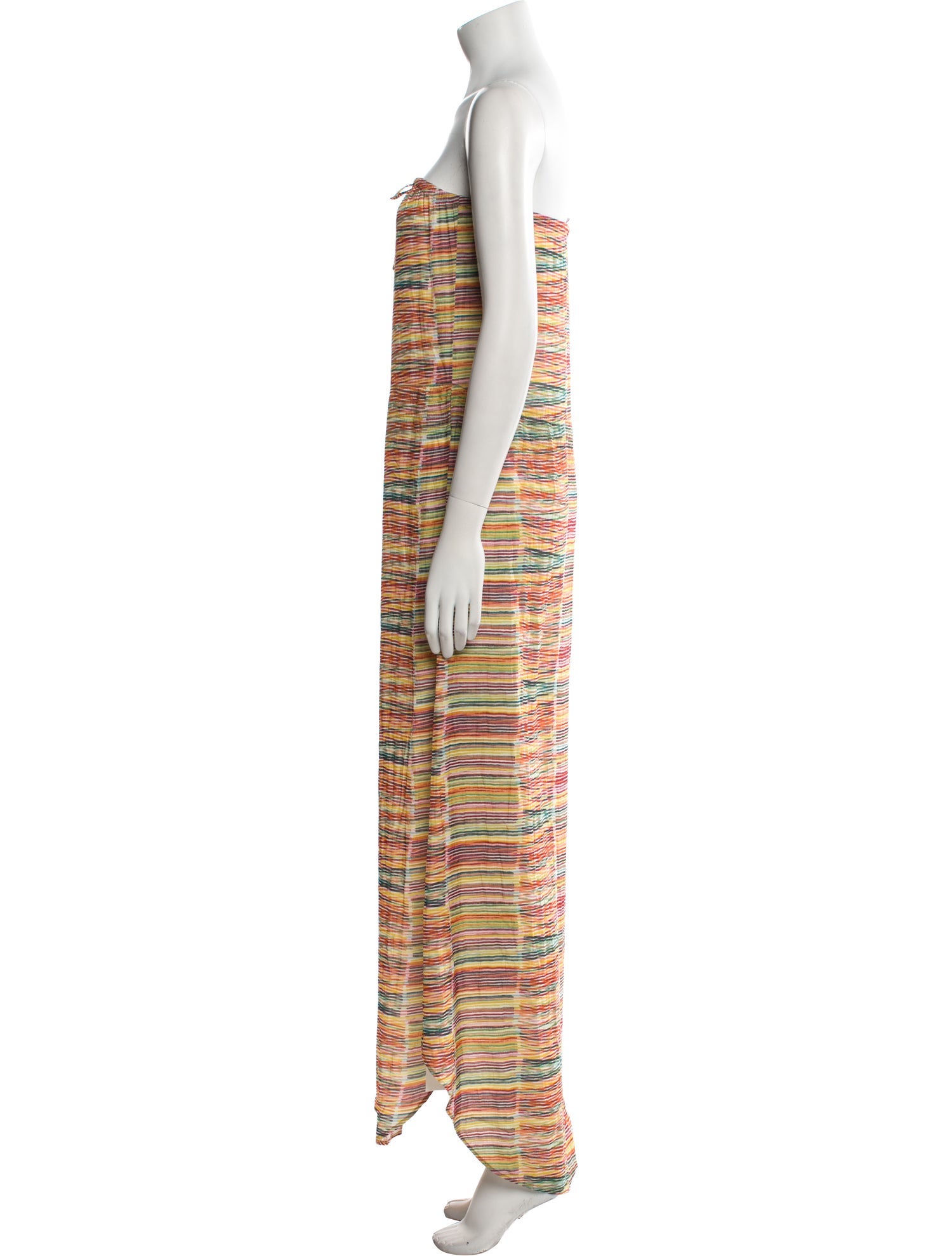 Calypso St. Barth Striped Long Dress
