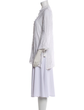 Calypso St. Barth Linen V-Neck Tunic