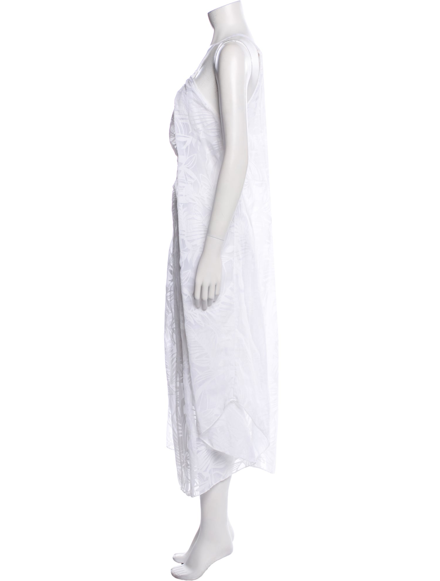 Calypso St. Barth Scoop Neck Long Dress