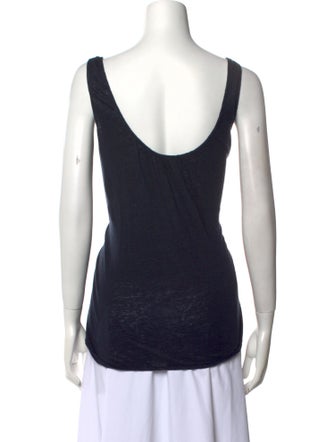 Calypso St. Barth Linen Scoop Neck Top