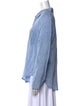 Calypso St. Barth Linen Long Sleeve Button-Up Top