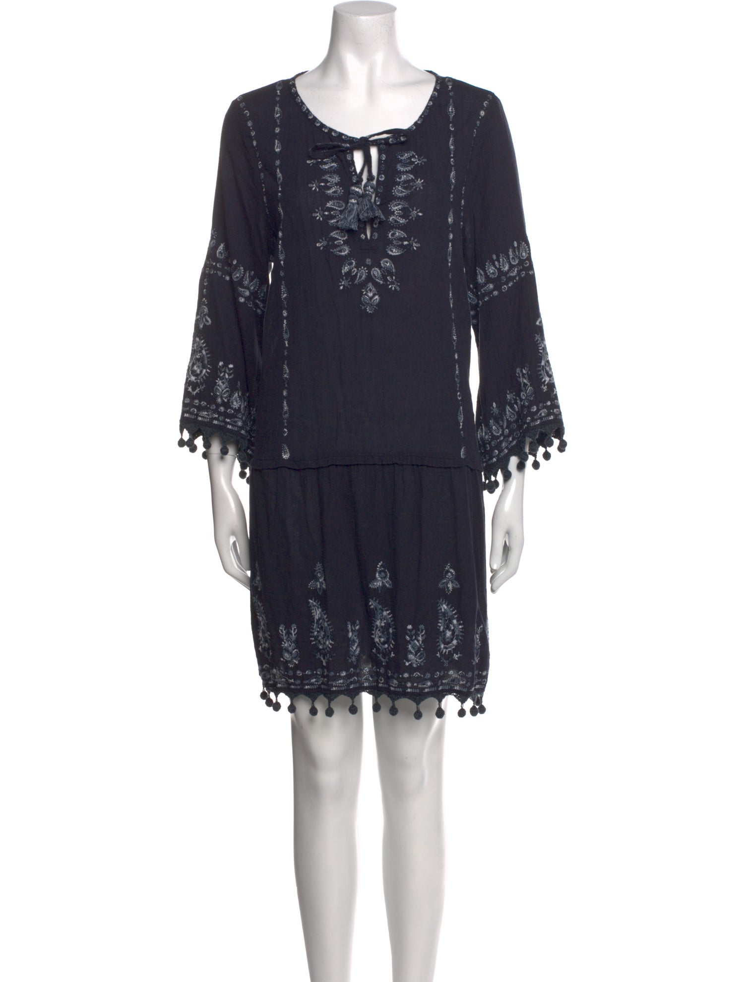 Calypso St. Barth Scoop Neck Long Dress