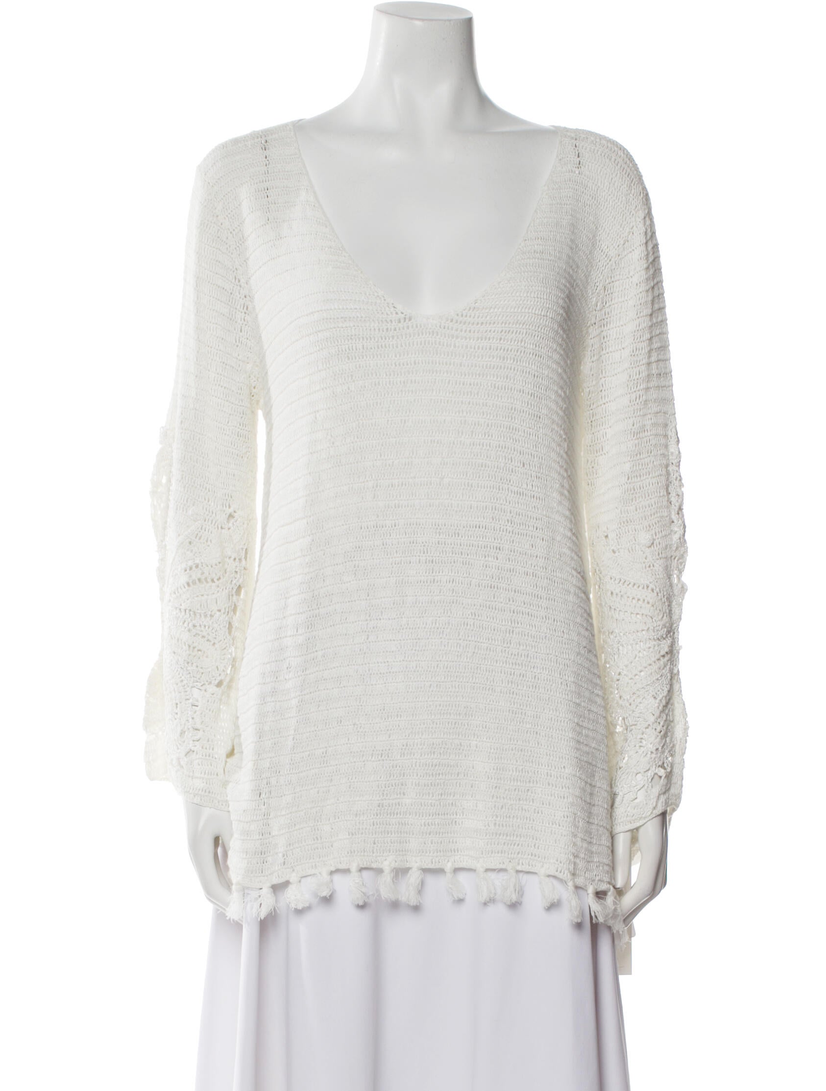 Calypso St. Barth Linen Scoop Neck Sweater