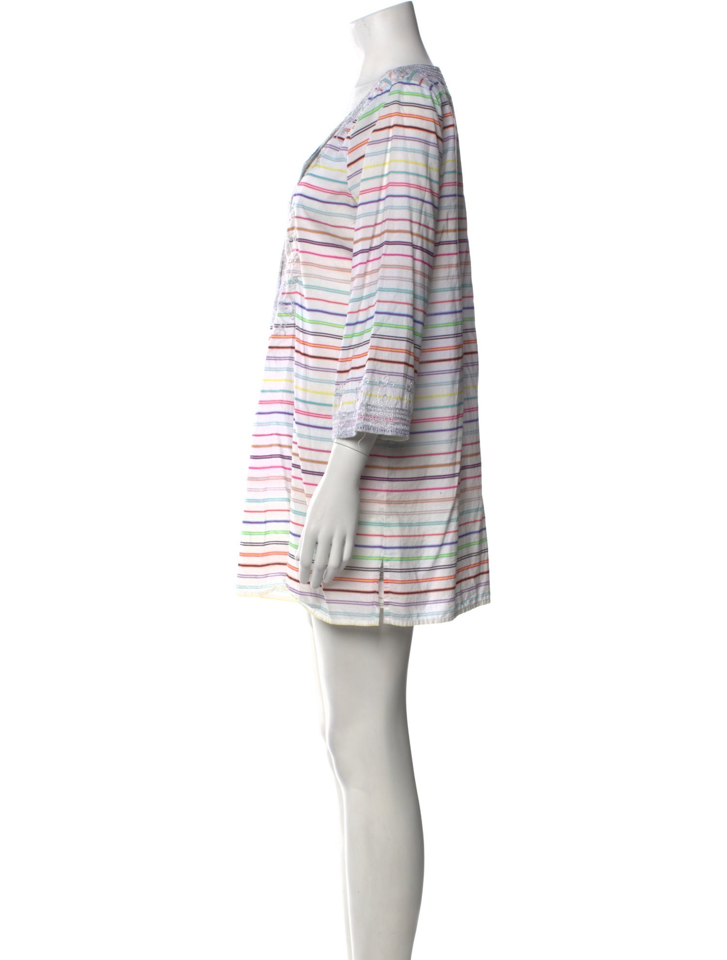 Calypso St. Barth Striped Mini Dress