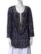 Calypso St. Barth Printed V-Neck Tunic