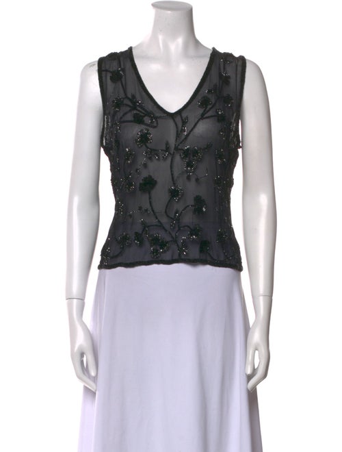 Calypso St. Barth Silk Printed Crop Top