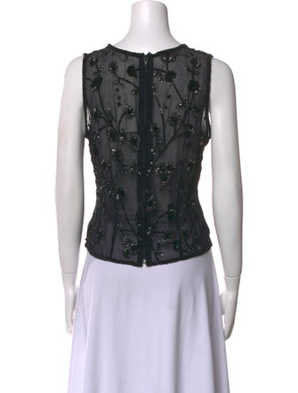 Calypso St. Barth Silk Printed Crop Top