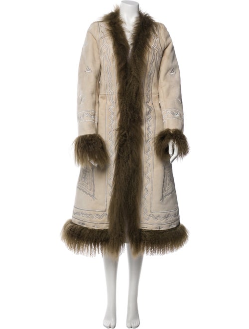 Calypso St. Barth Suede Fur Coat