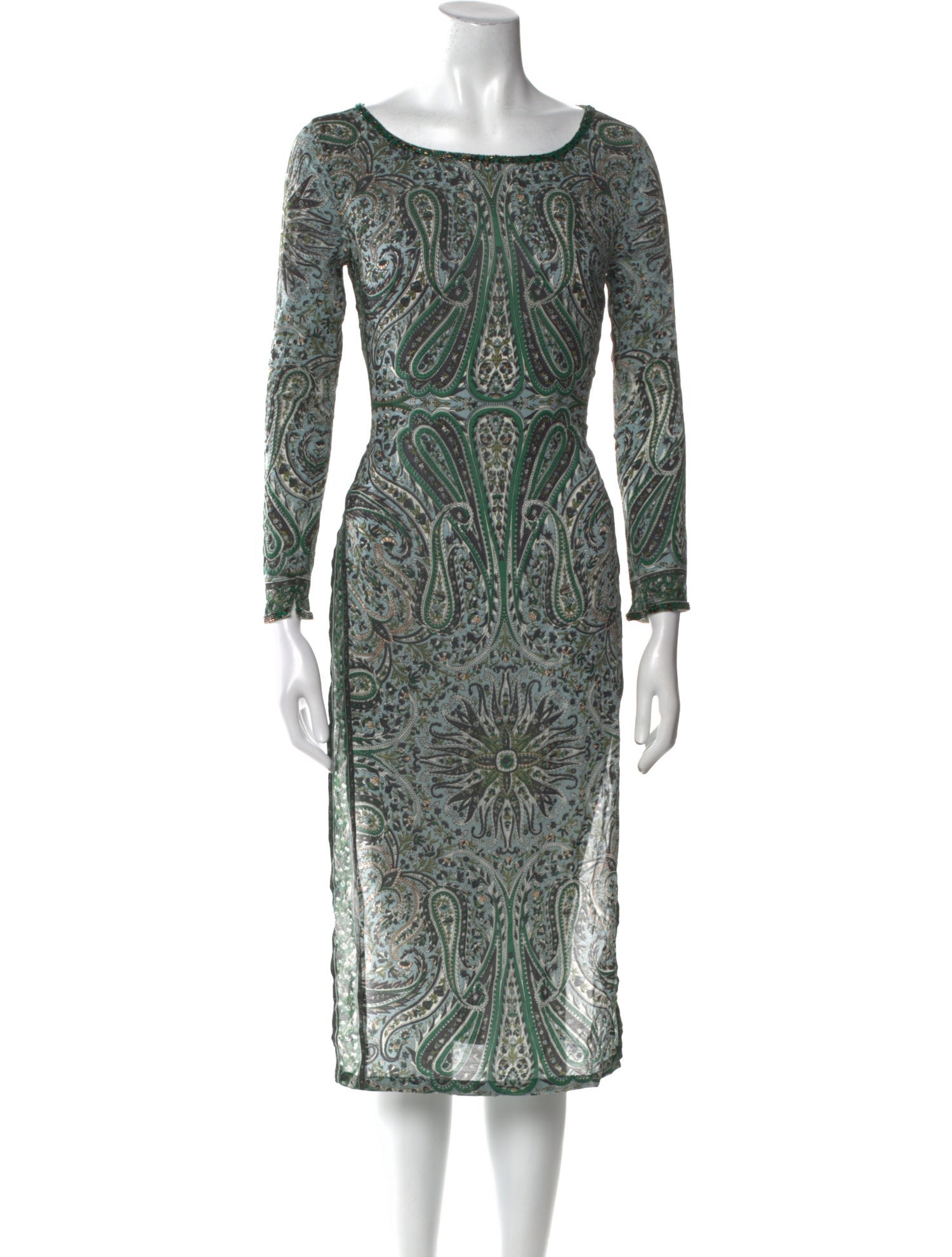 Calypso St. Barth Silk Midi Length Dress