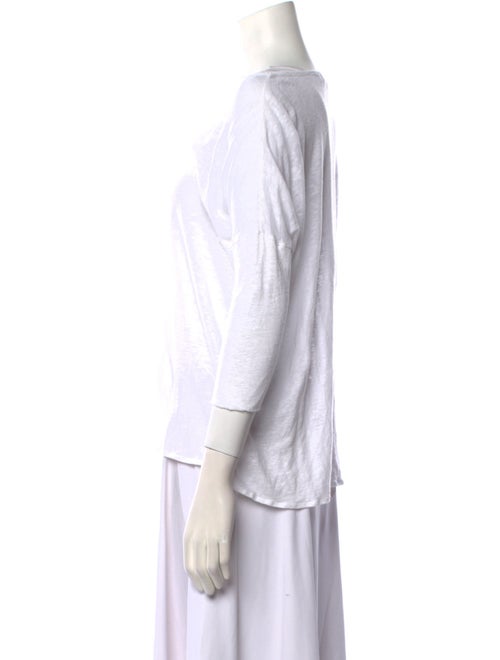 Calypso St. Barth Linen Bateau Neckline Top