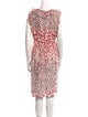 Calypso St. Barth Animal Print Midi Length Dress