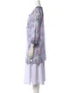 Calypso St. Barth Paisley Print V-Neck Tunic
