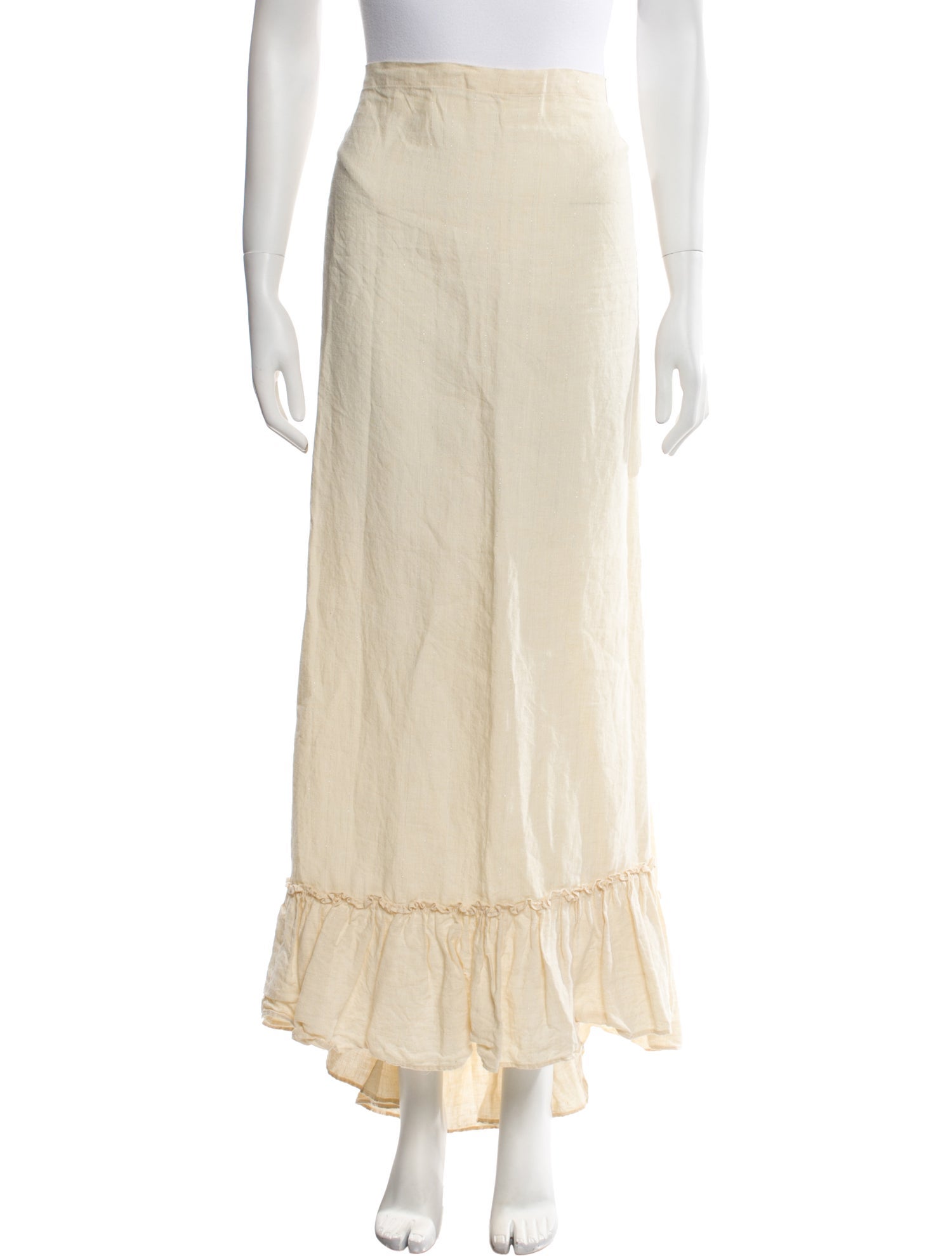 Calypso St. Barth Linen Long Skirt