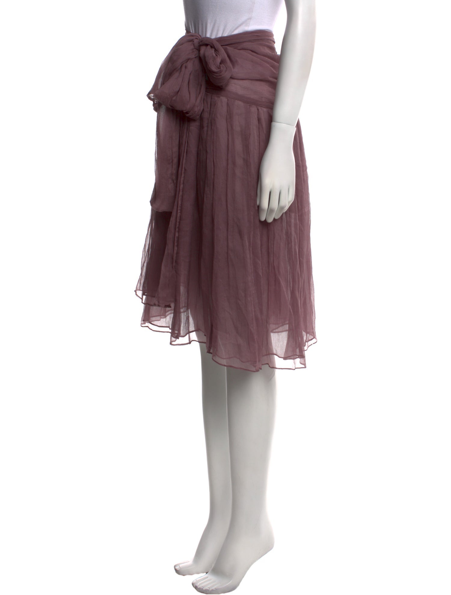 Calypso St. Barth Silk Knee-Length Skirt w/ Tags