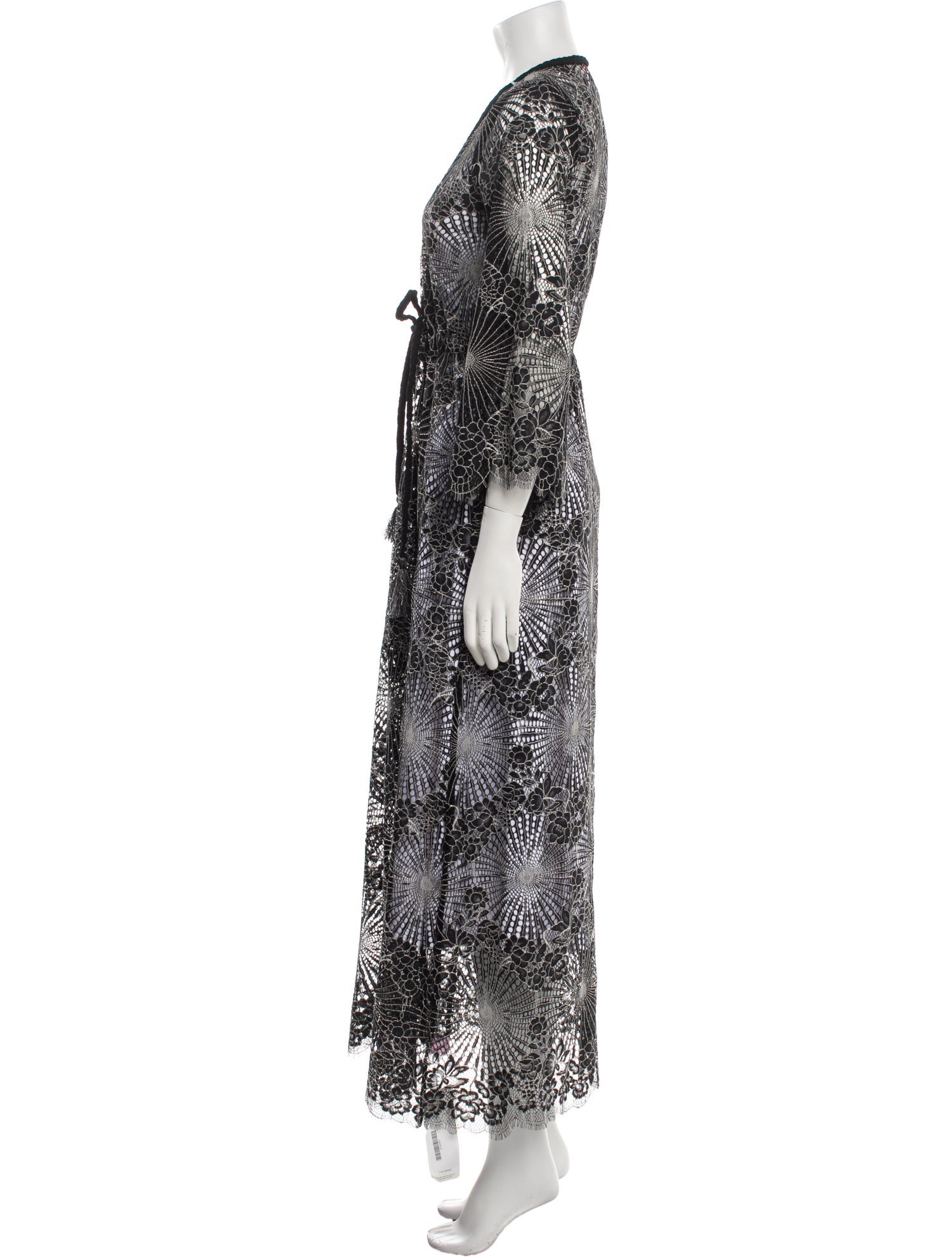 Calypso St. Barth Silk Lace Pattern Jacket