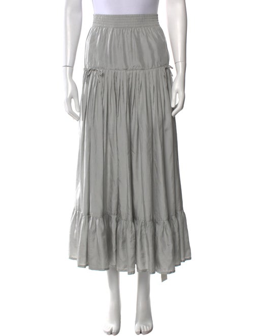 Calypso St. Barth Silk Midi Length Skirt