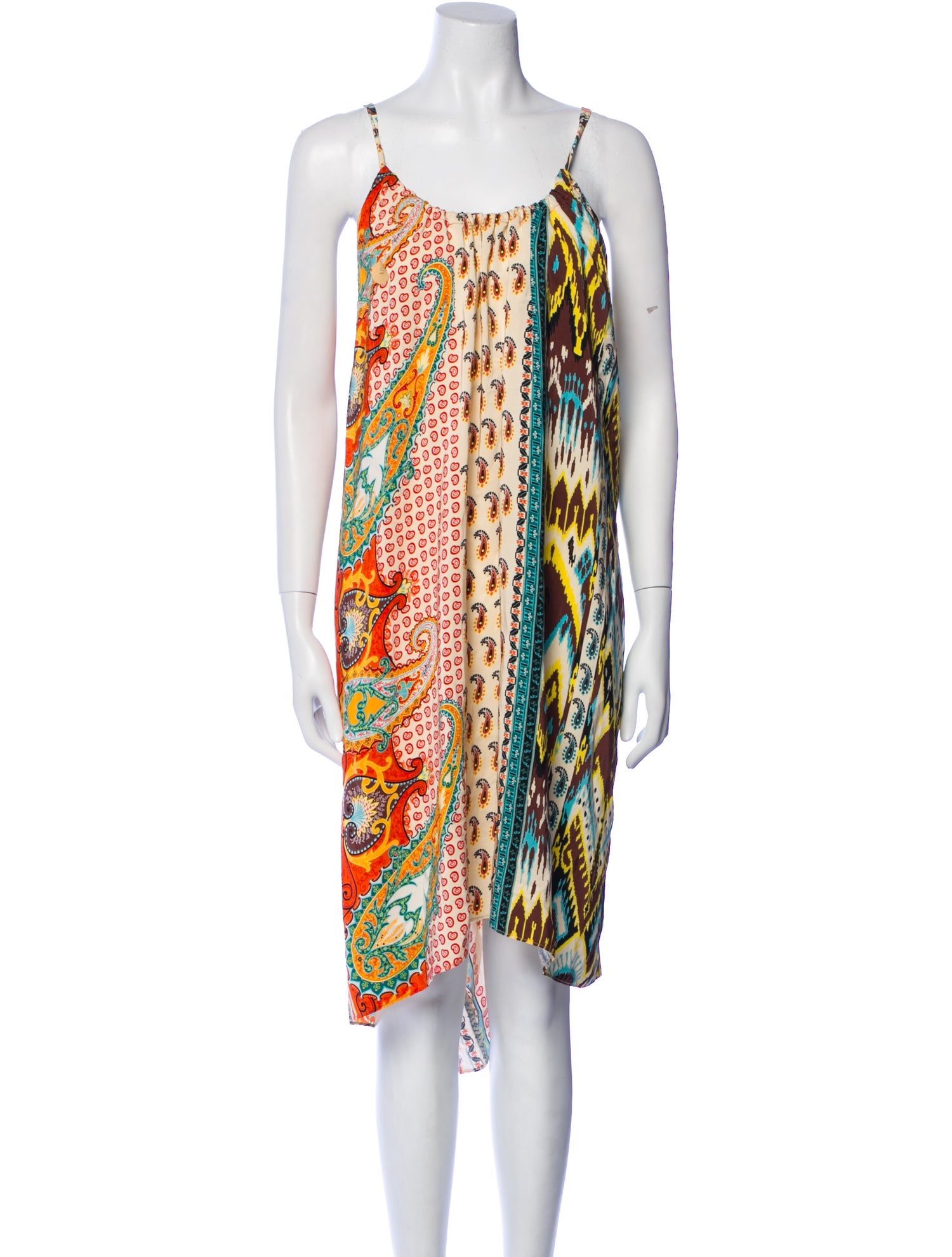 Calypso St. Barth Silk Knee-Length Dress