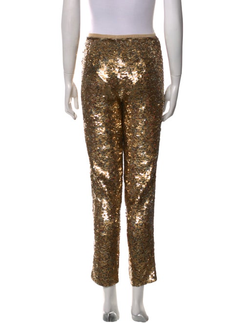 Calypso St. Barth Silk Straight Leg Pants