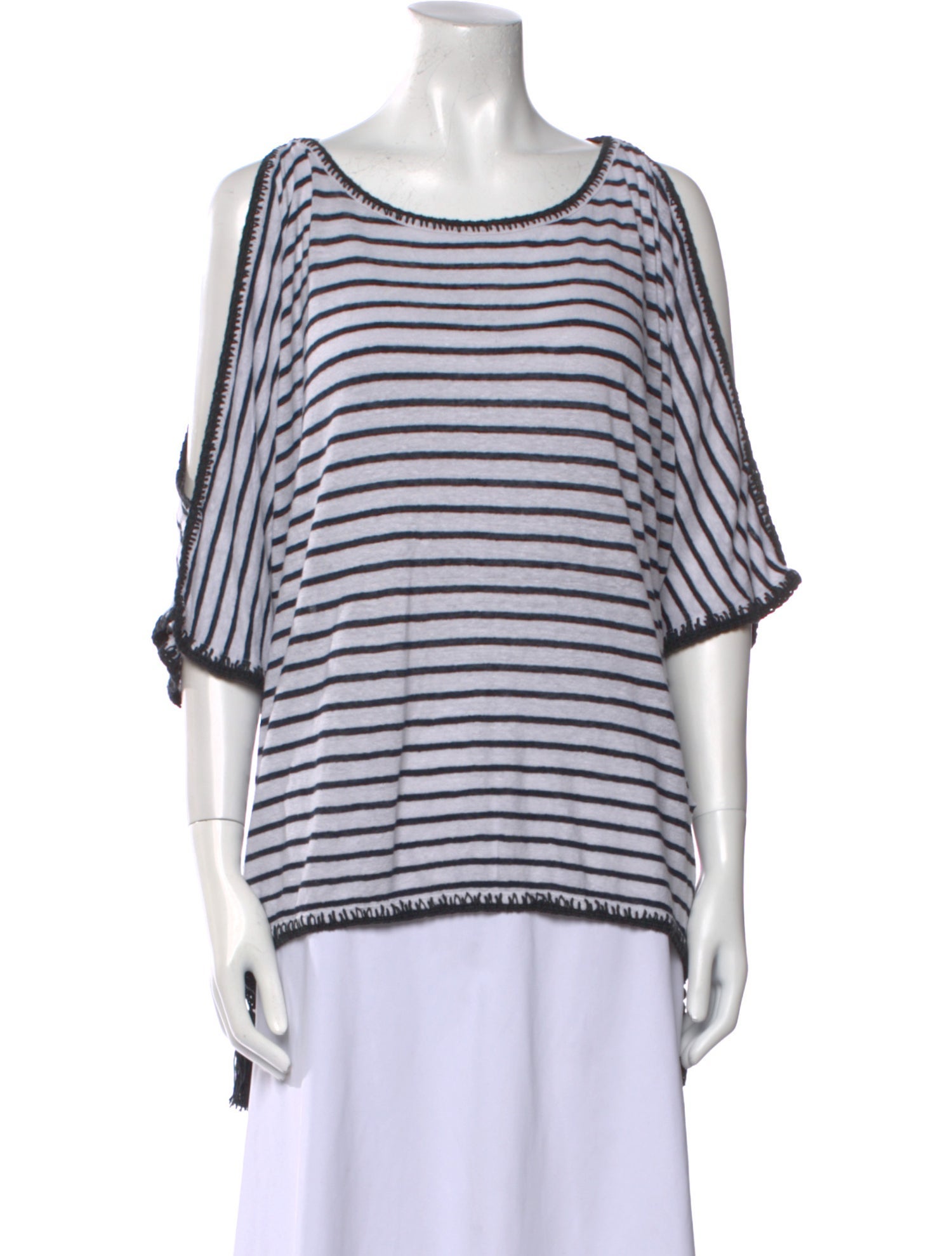 Calypso St. Barth Linen Striped T-Shirt