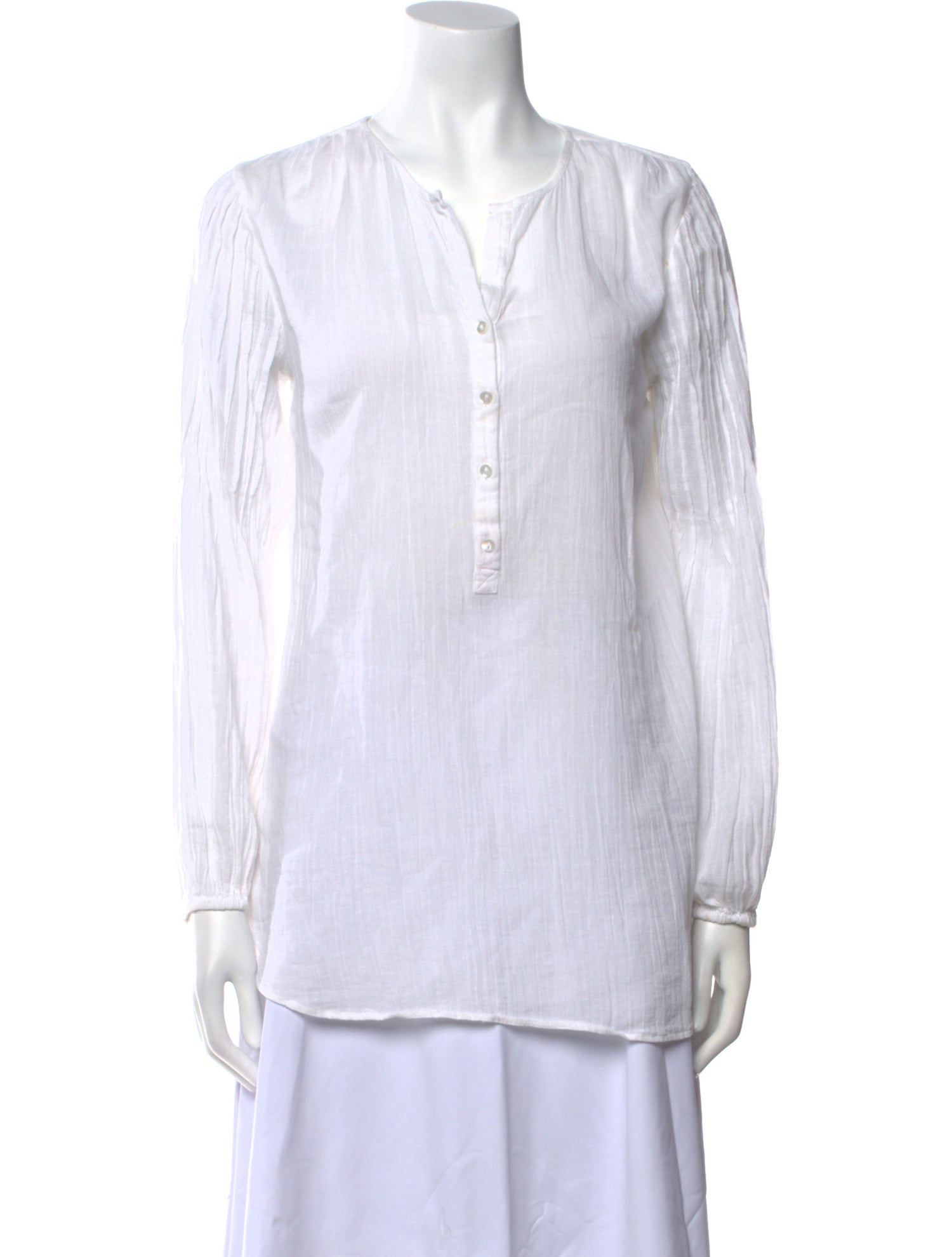 Calypso St. Barth V-Neck Long Sleeve Tunic