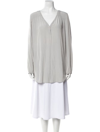 Calypso St. Barth V-Neck Long Sleeve Tunic
