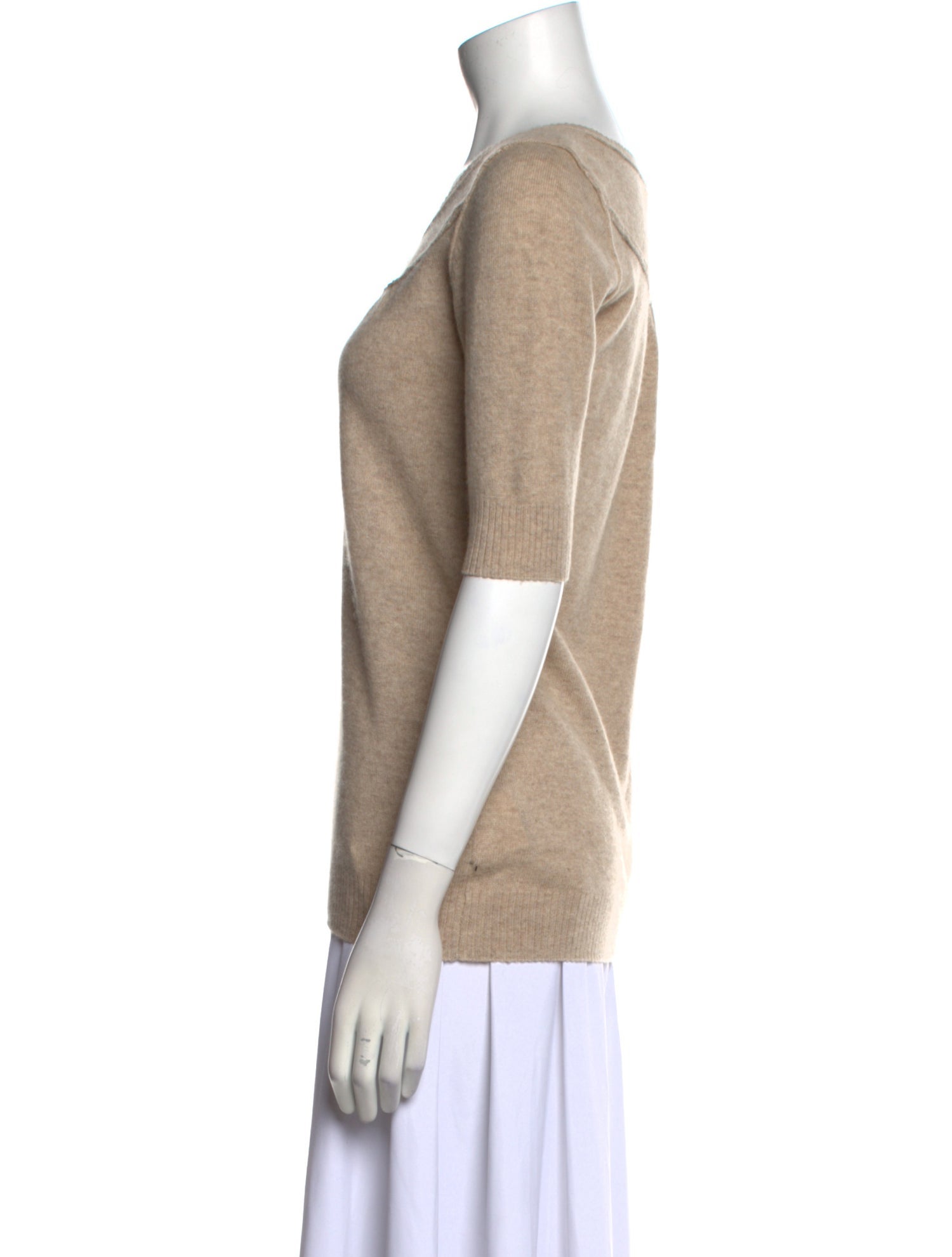 Calypso St. Barth Cashmere Scoop Neck Polo