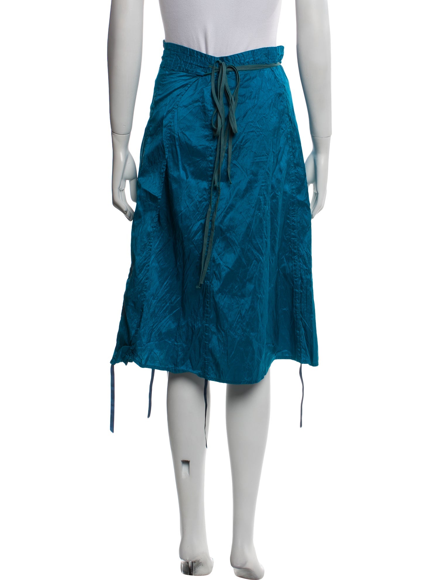 Calypso St. Barth Silk Knee-Length Skirt