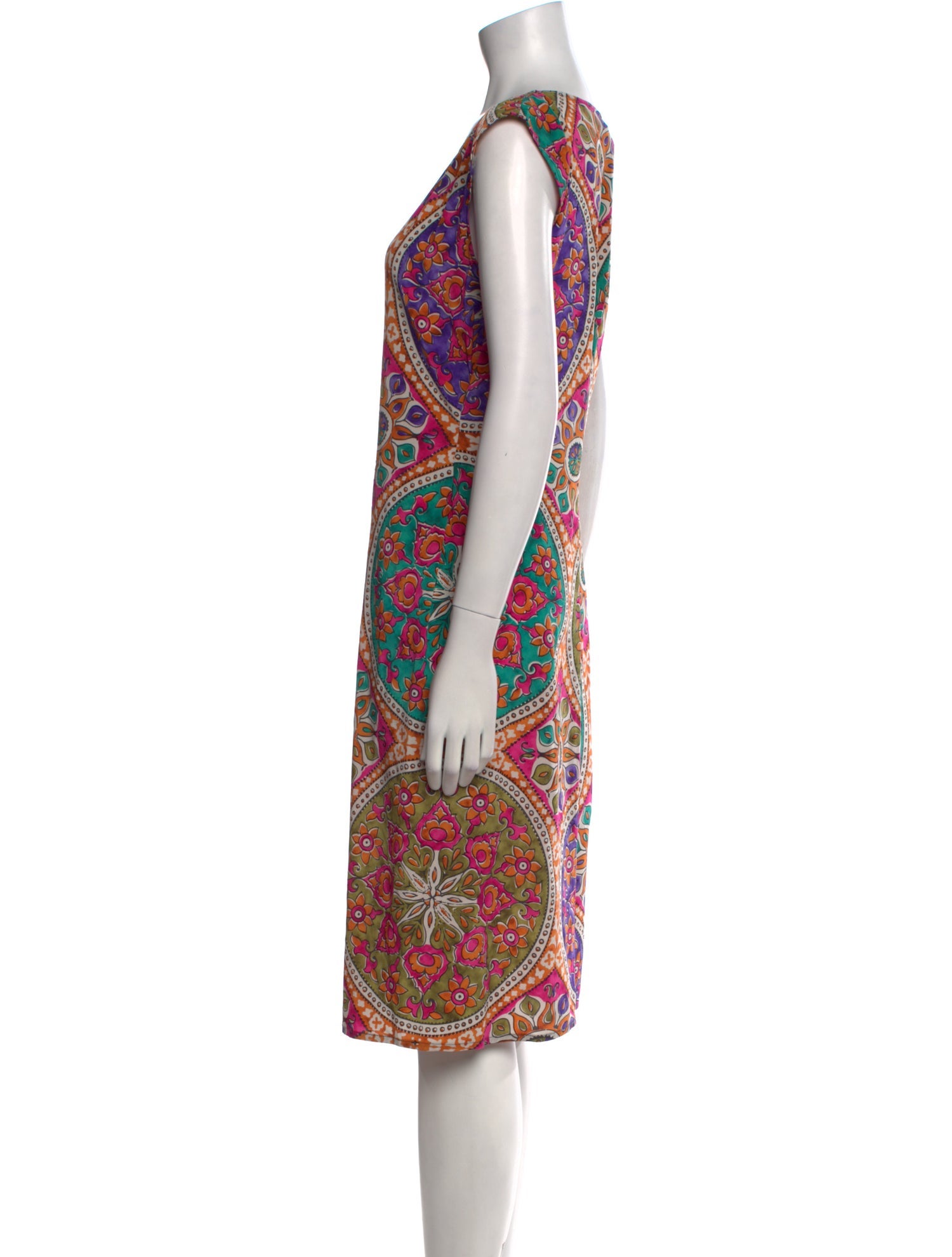 Calypso St. Barth Silk Midi Length Dress
