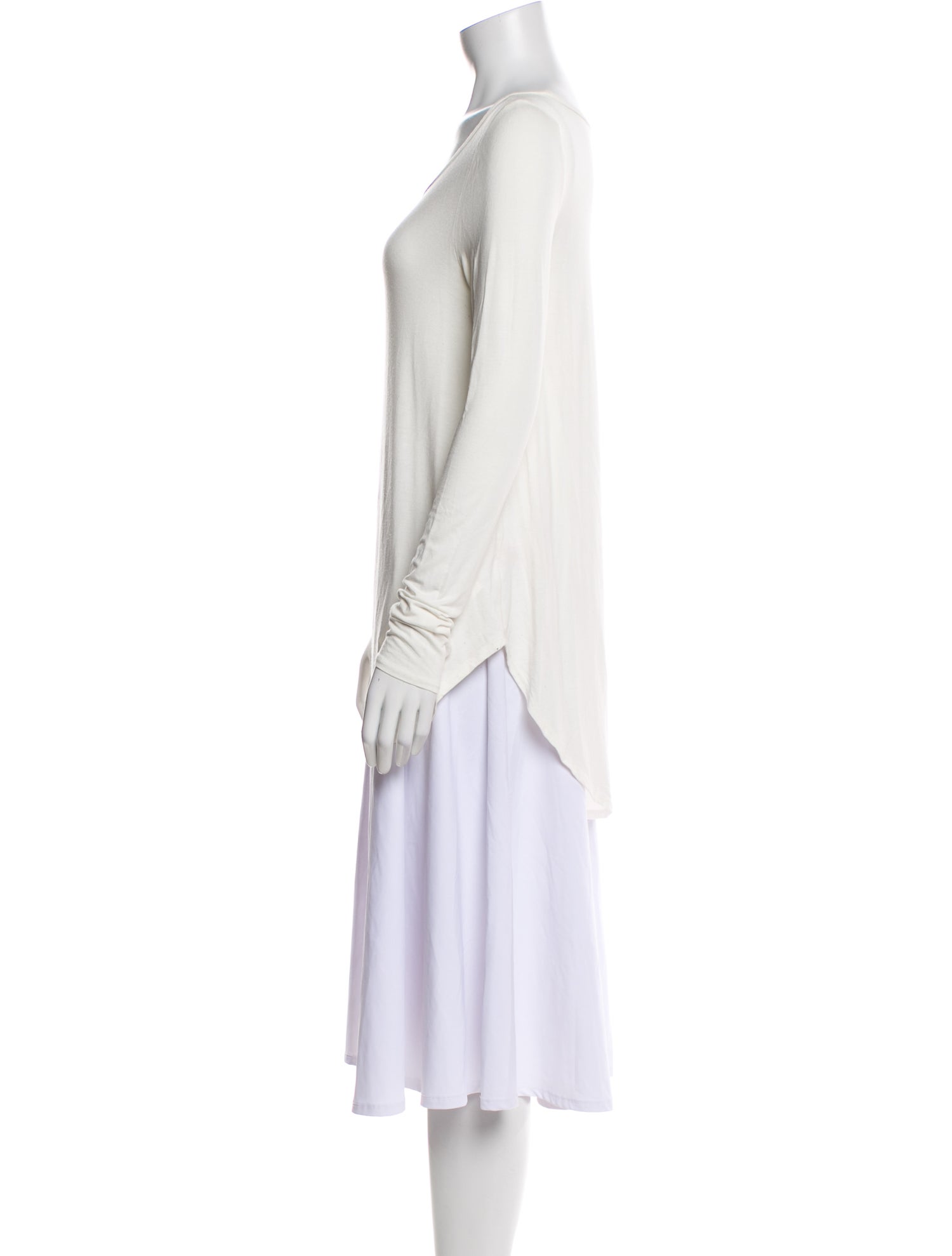 Calypso St. Barth Scoop Neck Long Sleeve Tunic