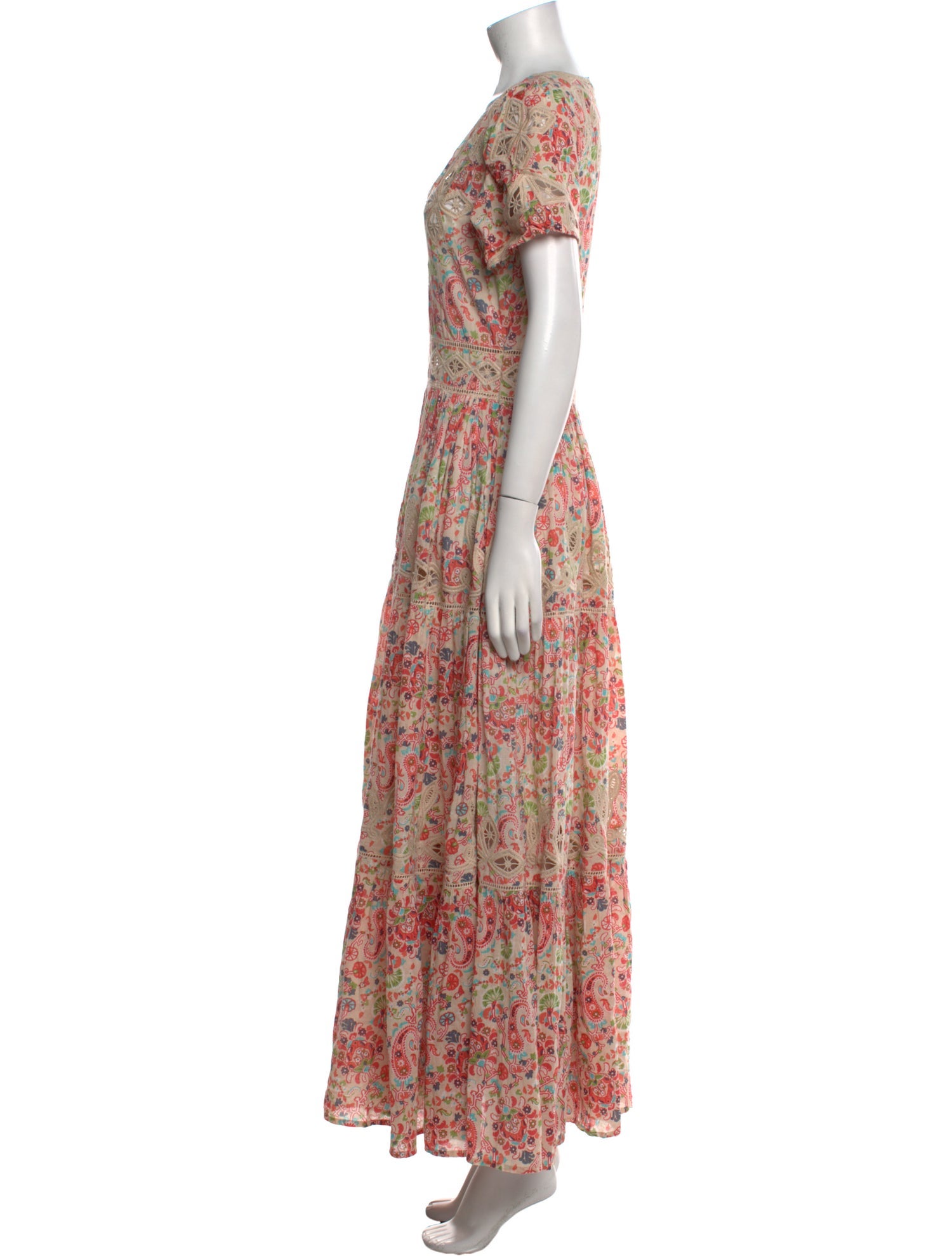 Calypso St. Barth Floral Print Long Dress